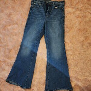 American Eagle Super Hi-Rise Flare Jeans